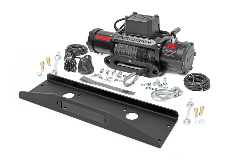 Winch Plate | PRO9500S | Mahindra Roxor by Rough Country