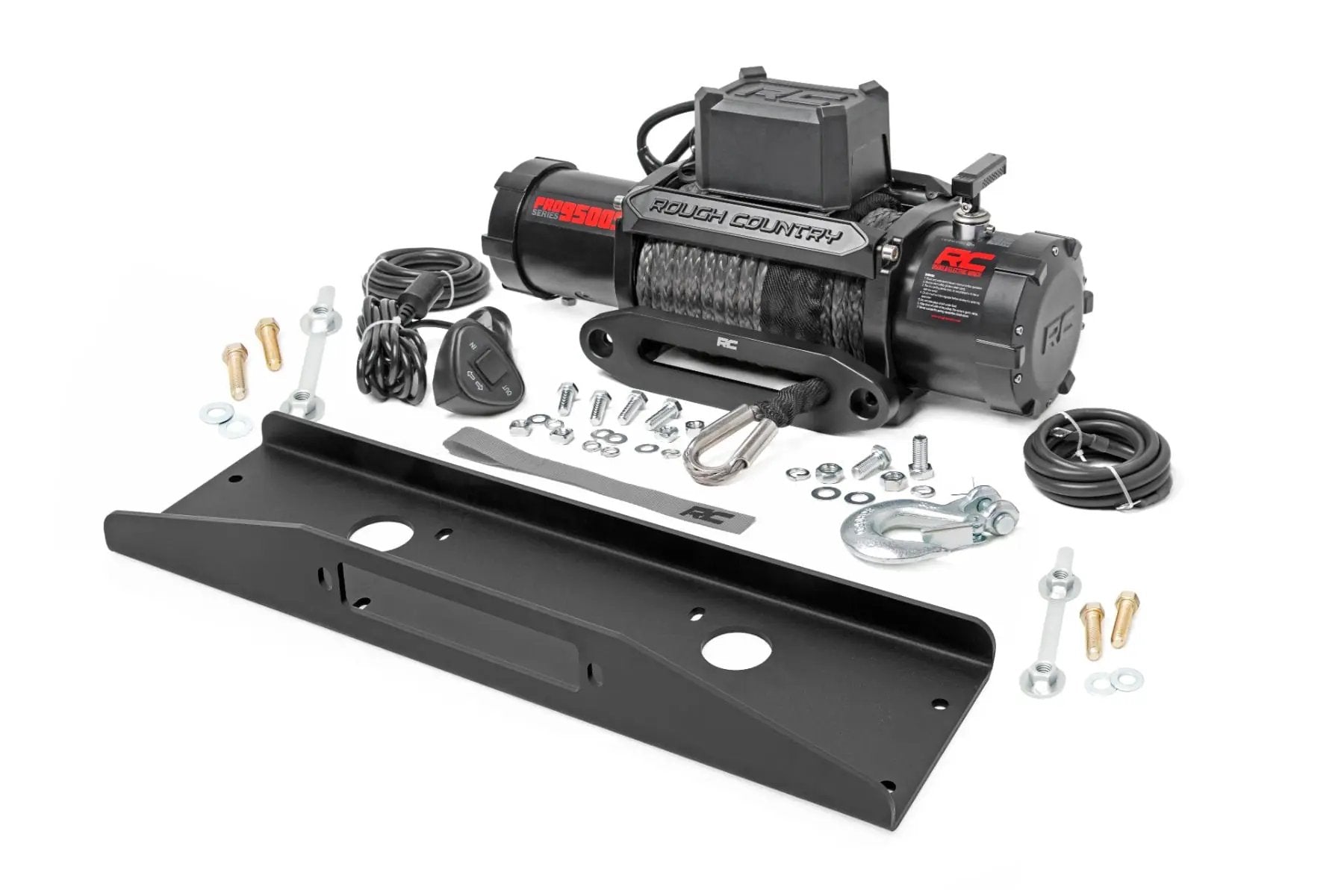 Winch Plate | PRO9500S | Mahindra Roxor by Rough Country