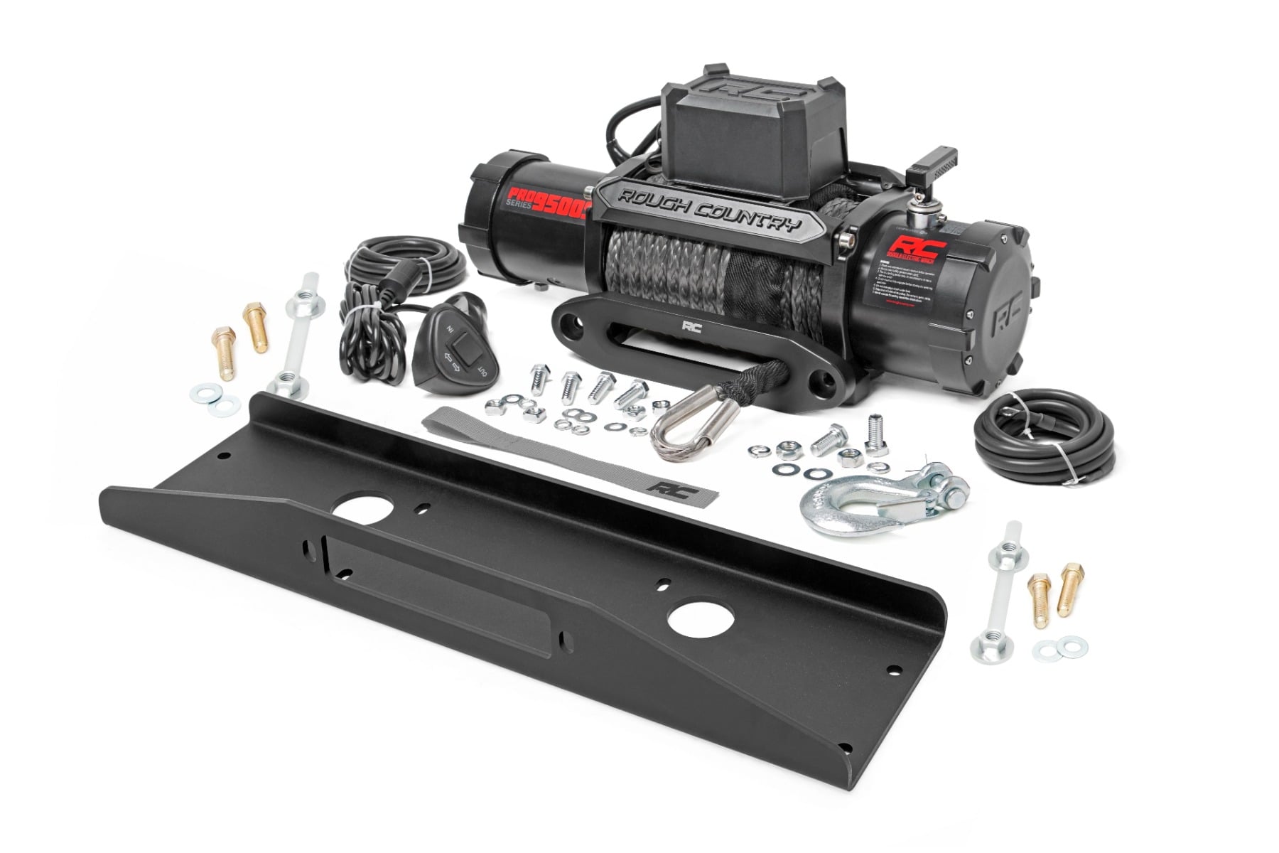 Winch Plate | PRO9500S | Mahindra Roxor by Rough Country