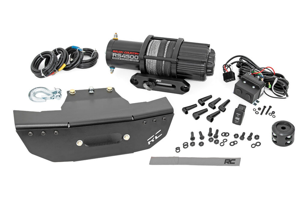 Winch Mount | RS4500S | Polaris RZR Turbo S4 by Rough Country