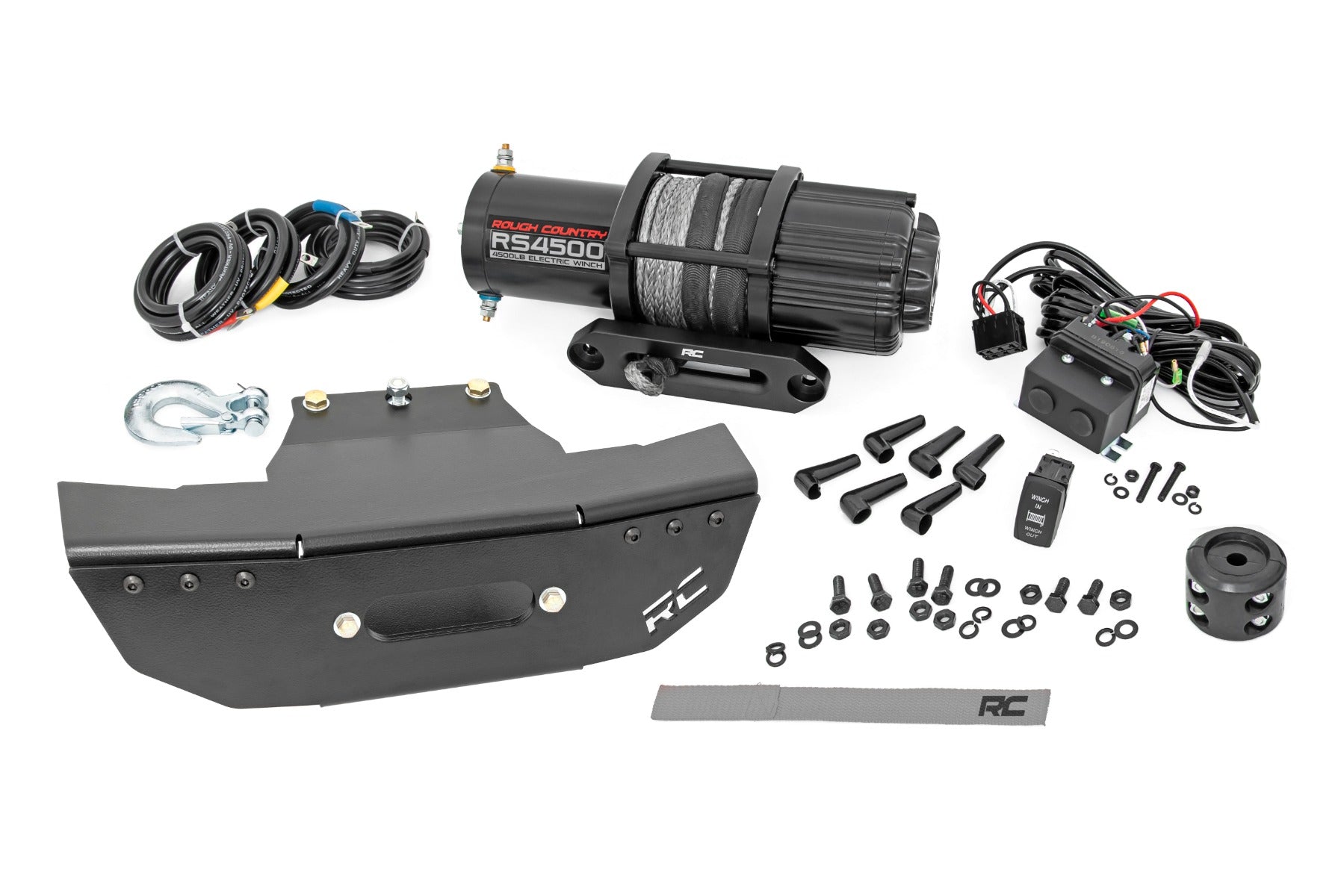 Winch Mount | RS4500S | Polaris RZR Turbo S4 by Rough Country