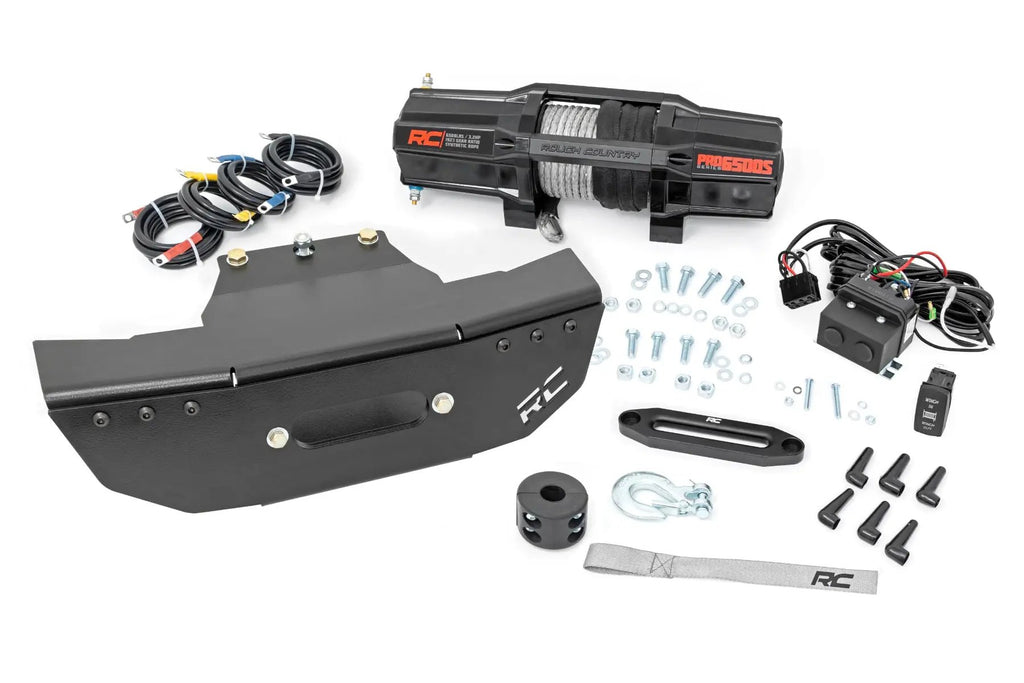 Winch Mount | RS4500S | Polaris RZR Turbo S4 by Rough Country