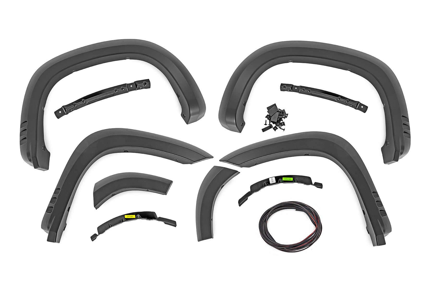 SF1 Fender Flares | GBA Black | Chevy Silverado 1500 2WD/4WD (2019-2026) by Rough Country
