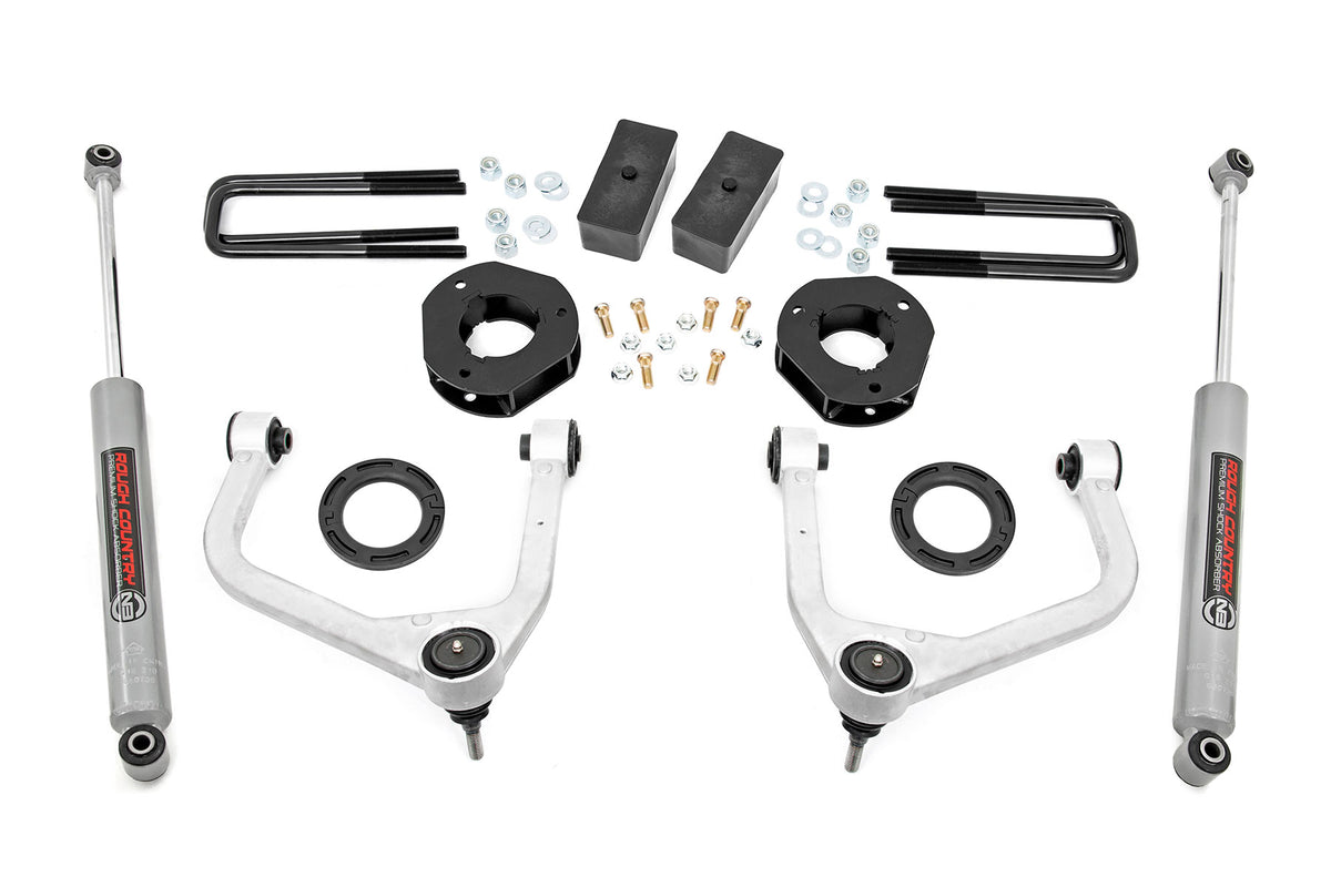 3.5 Inch Lift Kit | GMC Sierra 1500 2WD/4WD (2019-2024) by Rough Country