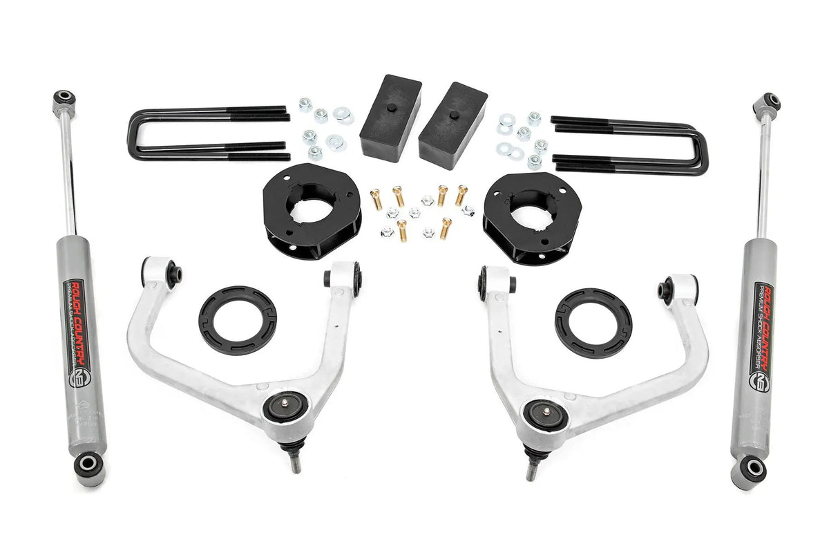 3.5 Inch Lift Kit | GMC Sierra 1500 2WD/4WD (2019-2024) by Rough Country