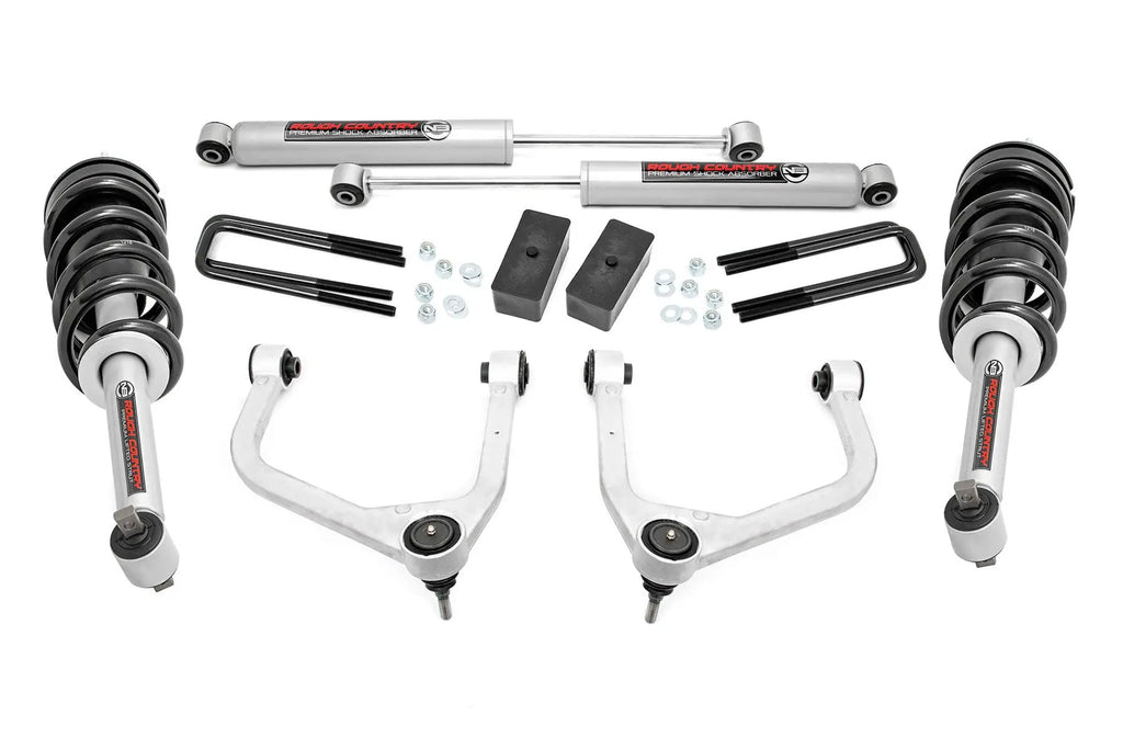 3.5 Inch Lift Kit | N3 Struts | GMC Sierra 1500 2WD/4WD (2019-2024) by Rough Country