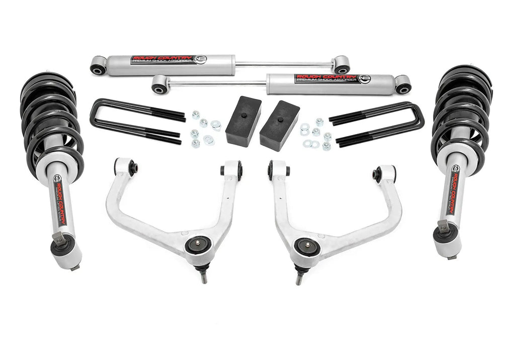 3.5 Inch Lift Kit | N3 Struts | GMC Sierra 1500 2WD/4WD (2019-2024) by Rough Country