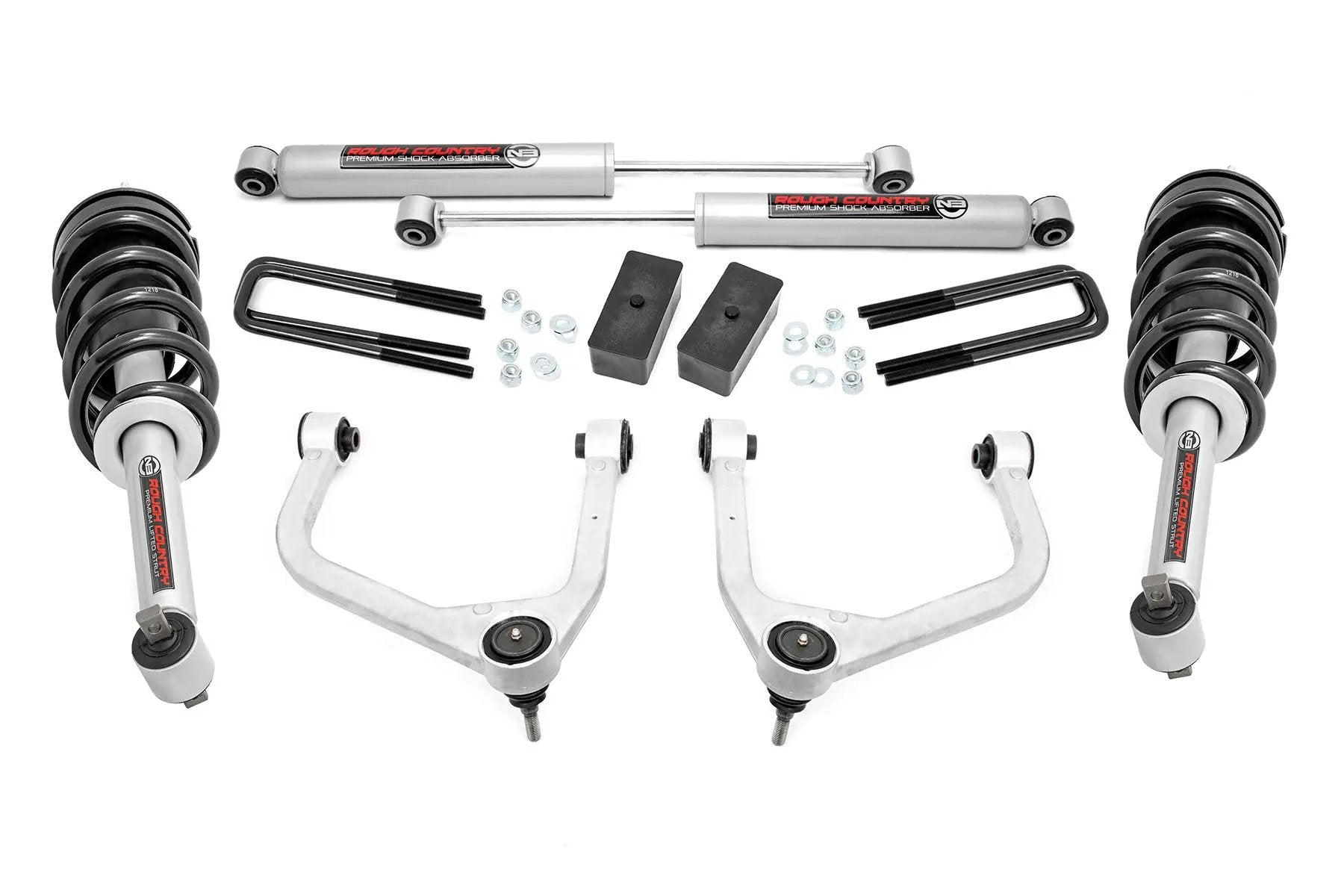 3.5 Inch Lift Kit | N3 Struts | GMC Sierra 1500 2WD/4WD (2019-2024) by Rough Country