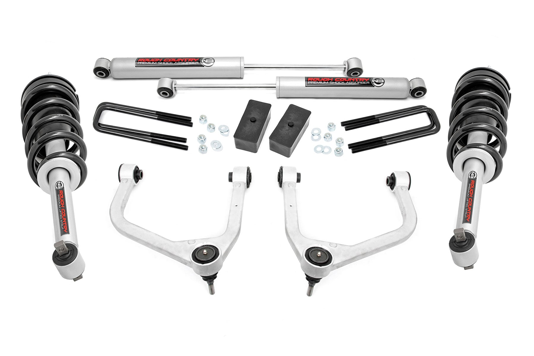 3.5 Inch Lift Kit | N3 Struts | GMC Sierra 1500 2WD/4WD (2019-2024) by Rough Country