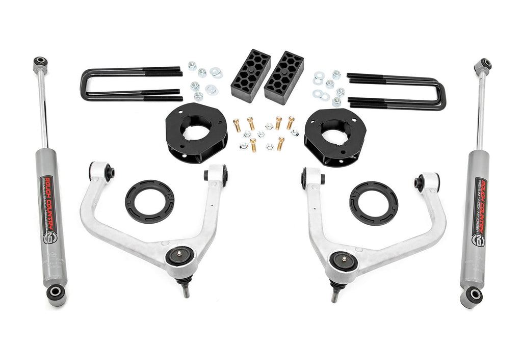 3.5 Inch Lift Kit | Chevy Silverado 1500 2WD/4WD (2019-2024) by Rough Country