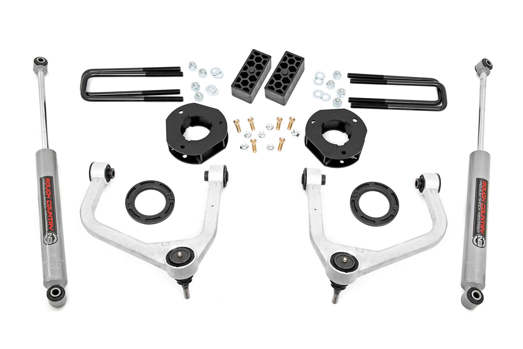 3.5 Inch Lift Kit | Chevy Silverado 1500 2WD/4WD (2019-2024) by Rough Country