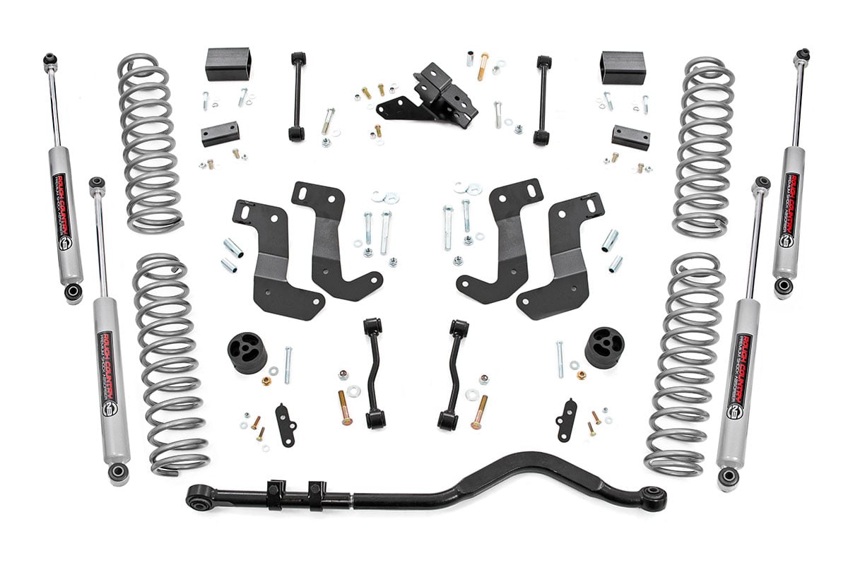 3.5 Inch Lift Kit | C/A Drop | 4-Door | EcoDiesel | Jeep Wrangler Unlimited (20-23) by Rough Country