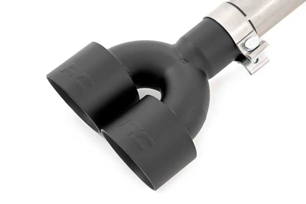 Performance Exhuast | Stainless | Crew/Dbl | RR Exit | Chevy/GMC Sierra/Silverado 1500 (19-26) by Rough Country