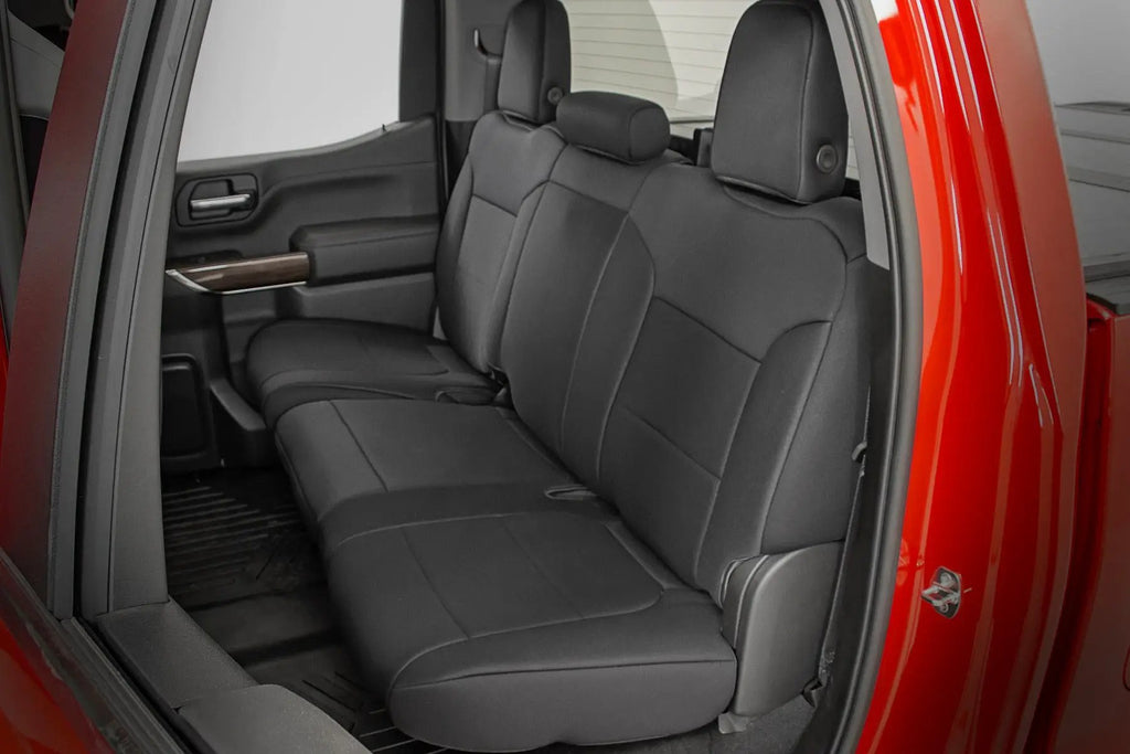 Seat Covers | FR 40/40/20 & RR Arm Rest | Chevy/GMC Sierra 1500 (19-26)/Silverado 1500 (19-26) by Rough Country
