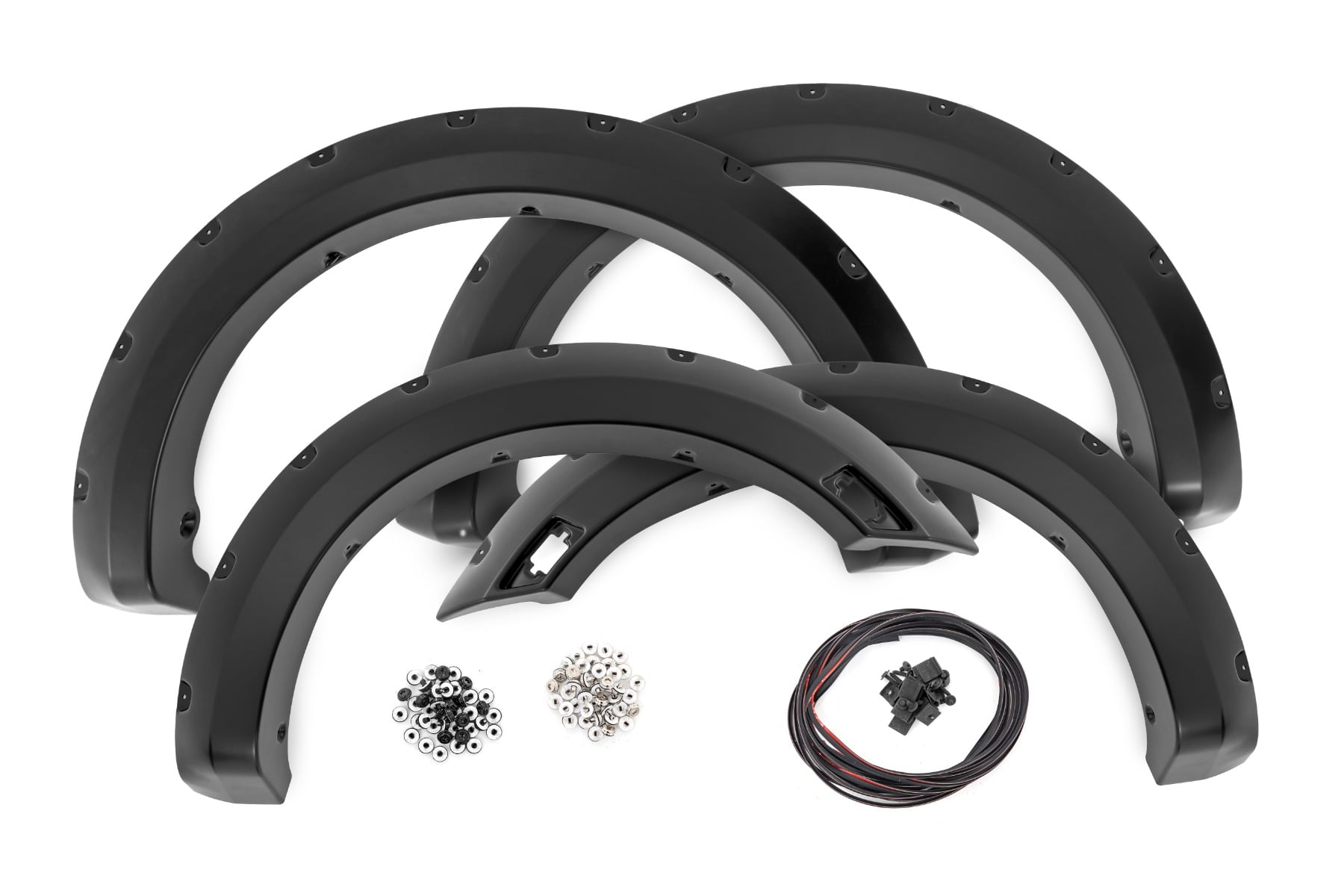 Pocket Fender Flares | G1 Black | 6' Bed | Ford Ranger 2WD/4WD (2019-2023) by Rough Country