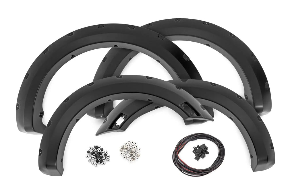 Pocket Fender Flares | G1 Black | 6' Bed | Ford Ranger 2WD/4WD (2019-2023) by Rough Country