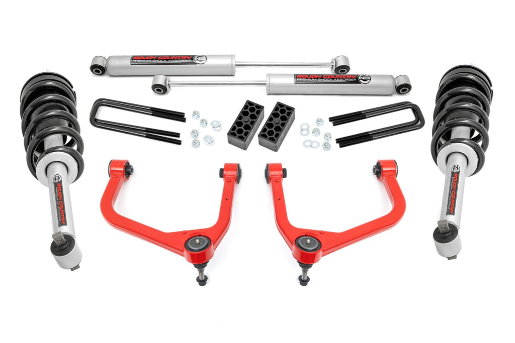 3.5 Inch Lift Kit | N3 Struts | Chevy Silverado 1500 2WD/4WD (2019-2024 & Classic) by Rough Country