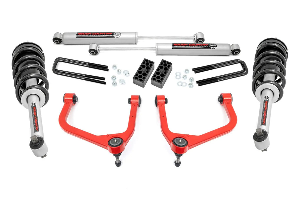 3.5 Inch Lift Kit | N3 Struts | Chevy Silverado 1500 2WD/4WD (2019-2024 & Classic) by Rough Country