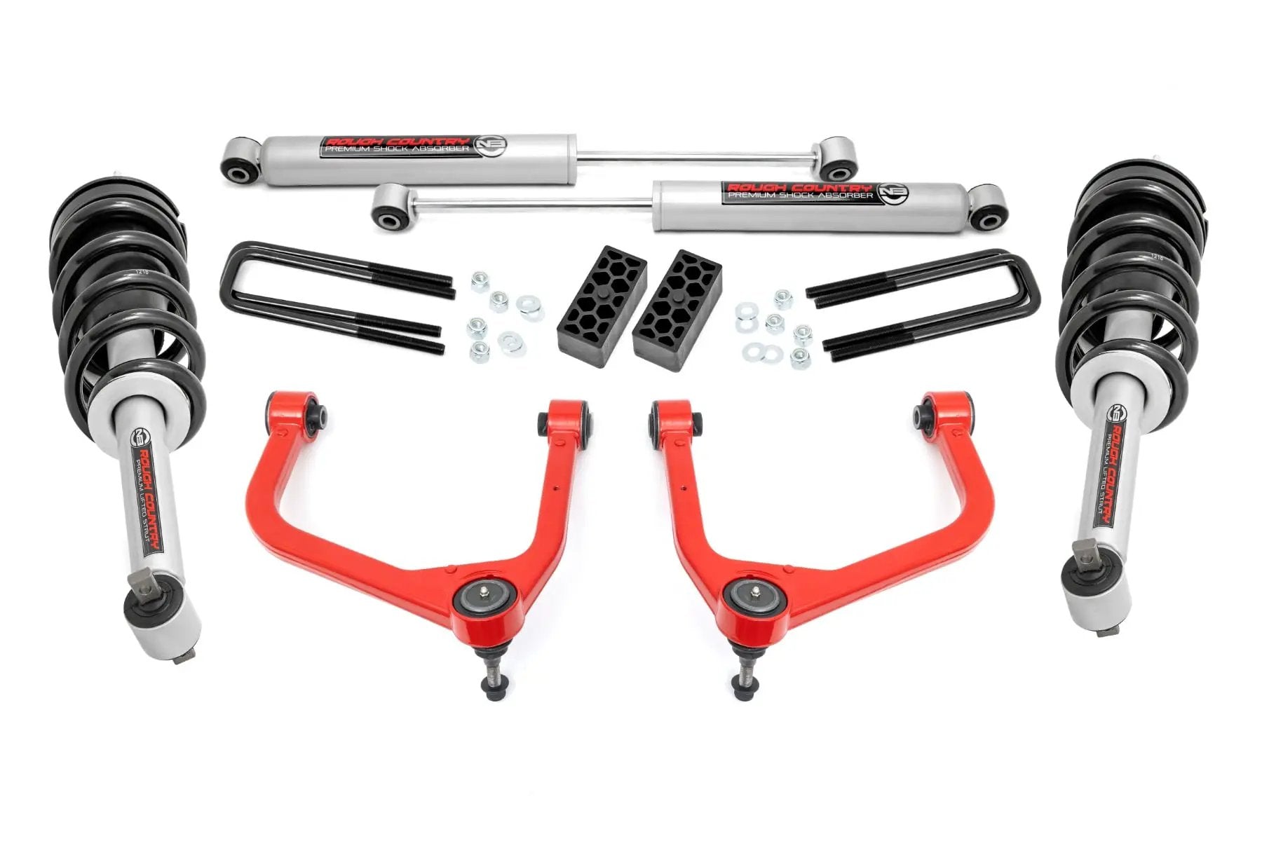 3.5 Inch Lift Kit | N3 Struts | GMC Sierra 1500 2WD/4WD (2019-2024) by Rough Country