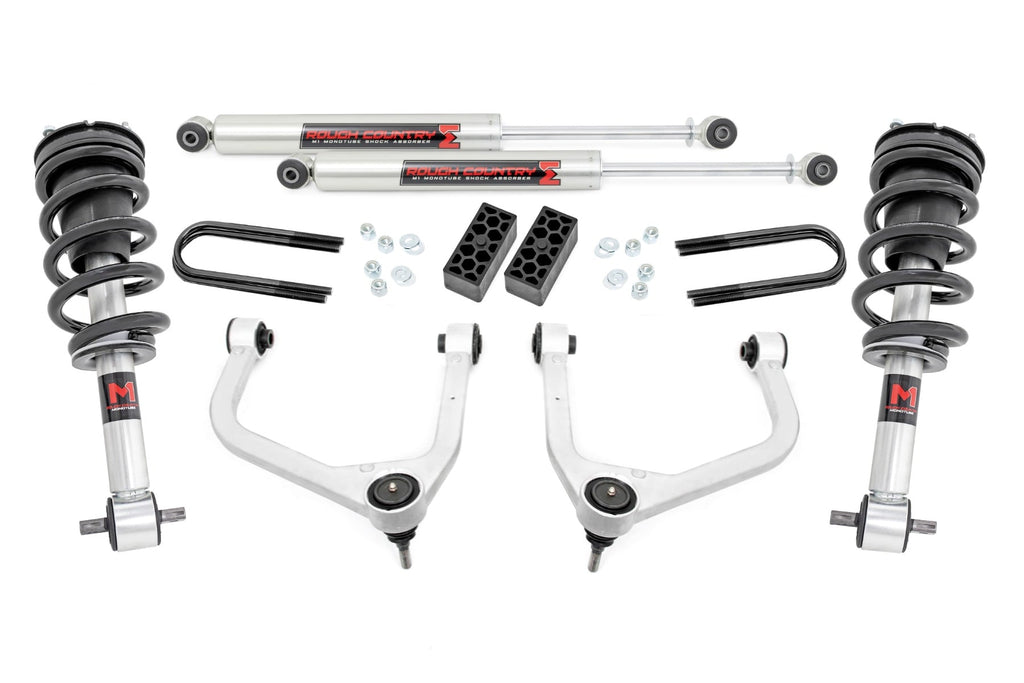 3.5 Inch Lift Kit | M1 | Rear Mono Leaf | Chevy Silverado 1500 2WD/4WD (25-26) by Rough Country