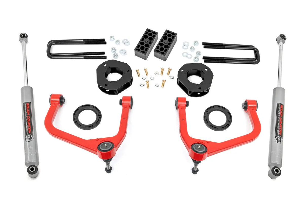 3.5 Inch Lift Kit | Chevy Silverado 1500 2WD/4WD (2019-2024) by Rough Country