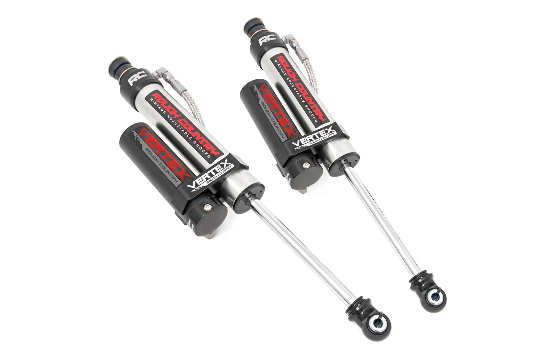 Vertex 2.5 Reservoir Rear Shocks | 6-7.5" | Ram 1500 2WD/4WD (2019-2026) by Rough Country