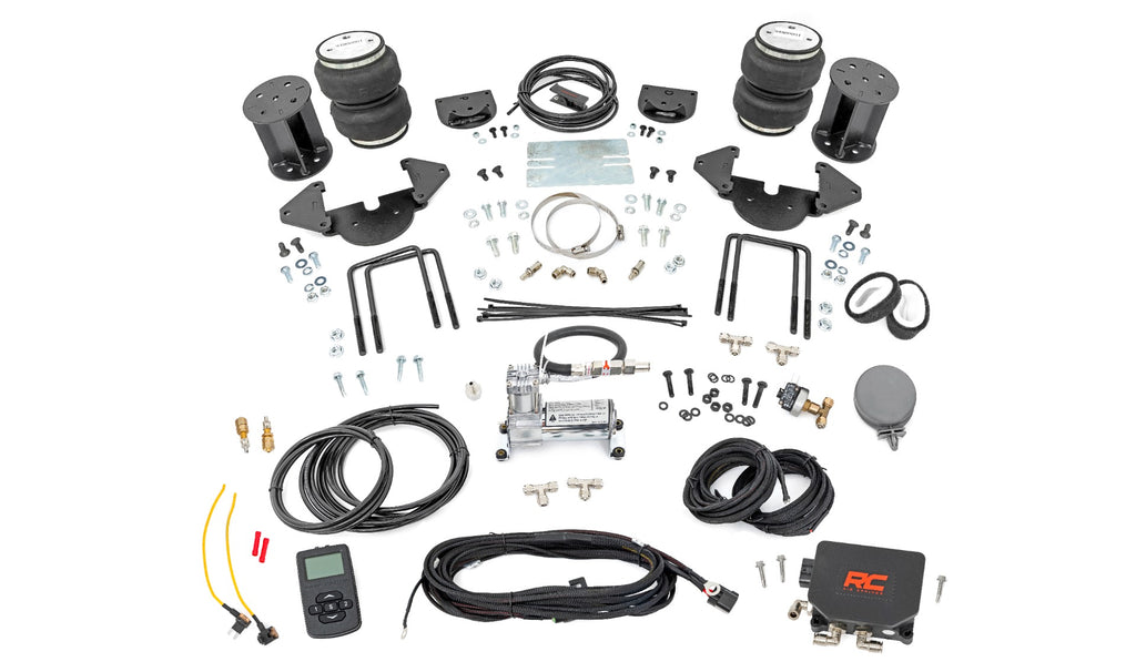 Air Spring Kit w/compressor | Wireless Controller | Chevy/GMC Sierra/Silverado 1500 (19-26) by Rough Country