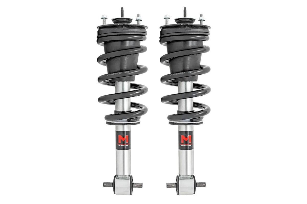 M1 Adjustable Leveling Struts | 0-2" | Chevy/GMC Sierra 1500 (19-26)/Silverado 1500 (19-26) by Rough Country