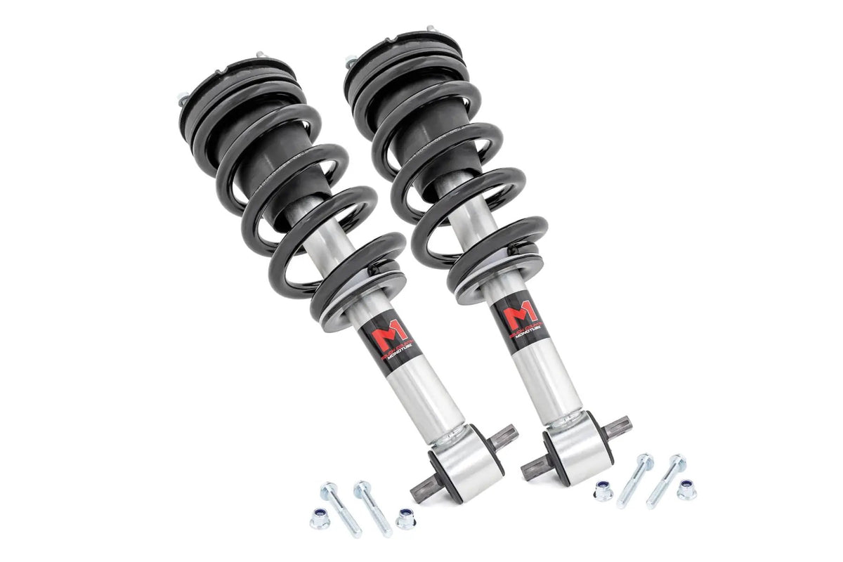 M1 Adjustable Leveling Struts | 0-2" | Chevy/GMC Sierra 1500 (19-26)/Silverado 1500 (19-26) by Rough Country