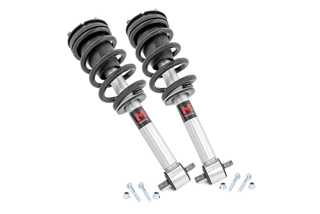 M1 Loaded Strut Pair | 6 Inch | Chevy Silverado 1500 2WD/4WD (2019-2026) by Rough Country