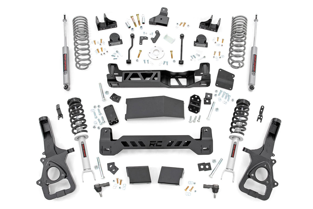6 Inch Lift Kit | N3 Struts | Dual Rate Coils | Ram 1500 4WD (2019-2024) by Rough Country