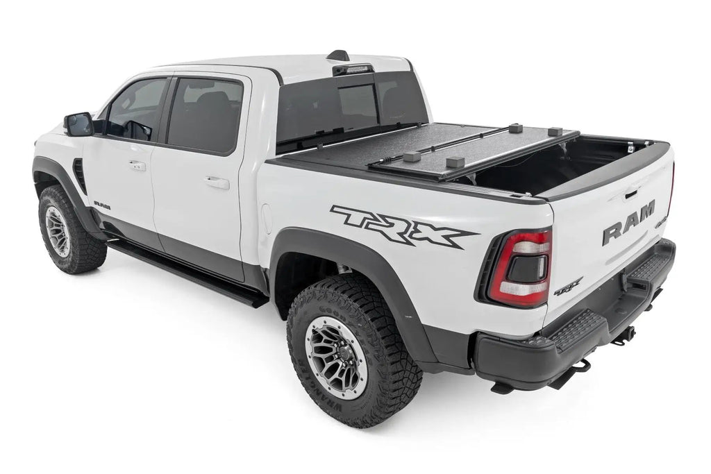 Hard Low Profile Bed Cover |6'4" | No Rambox | Ram 1500 (19-26)/1500 TRX (21-24) by Rough Country