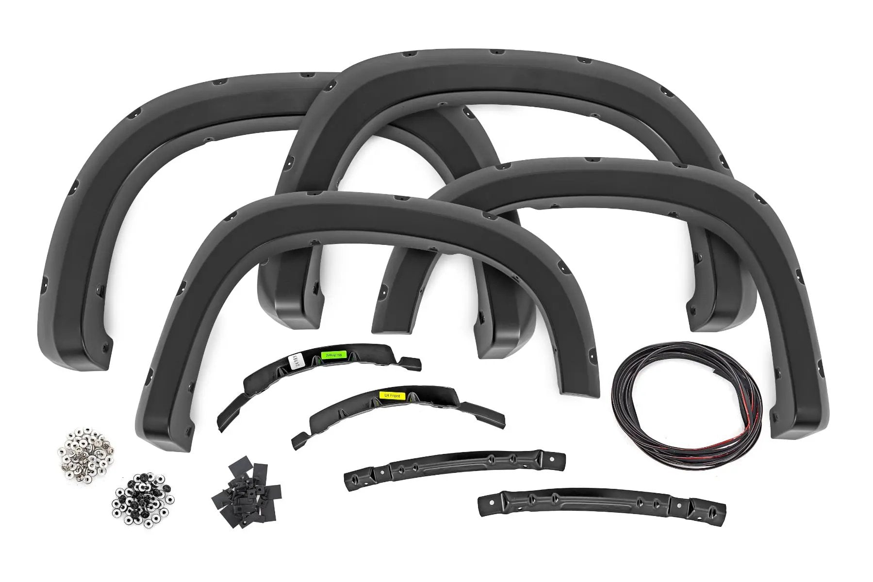 Pocket Fender Flares | GBA Black | Chevy Silverado 1500 2WD/4WD (2022-2026) by Rough Country