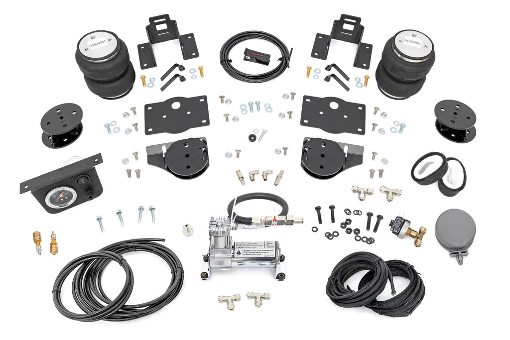 Air Spring Kit w/compressor | 4 Inch Lift Kit | Ram 1500 4WD (2019-2026) by Rough Country