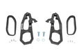 Tow Hook Brackets & Bezel Combo | Ram 1500 2WD/4WD (2019-2021) by Rough Country