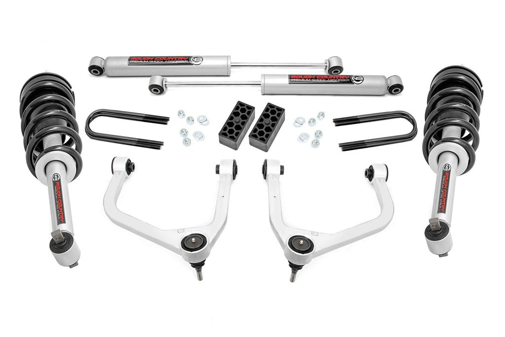3.5 Inch Lift Kit | N3 Struts | Rear Mono Leaf | Chevy Silverado 1500 (22-24) by Rough Country