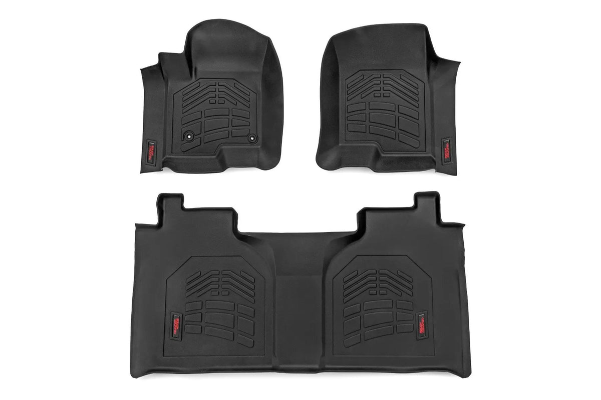Sure-Fit Floor Mats | FR & RR | FR Bucket | Crew | Chevy/GMC 1500/2500HD/3500HD (19-26) by Rough Country