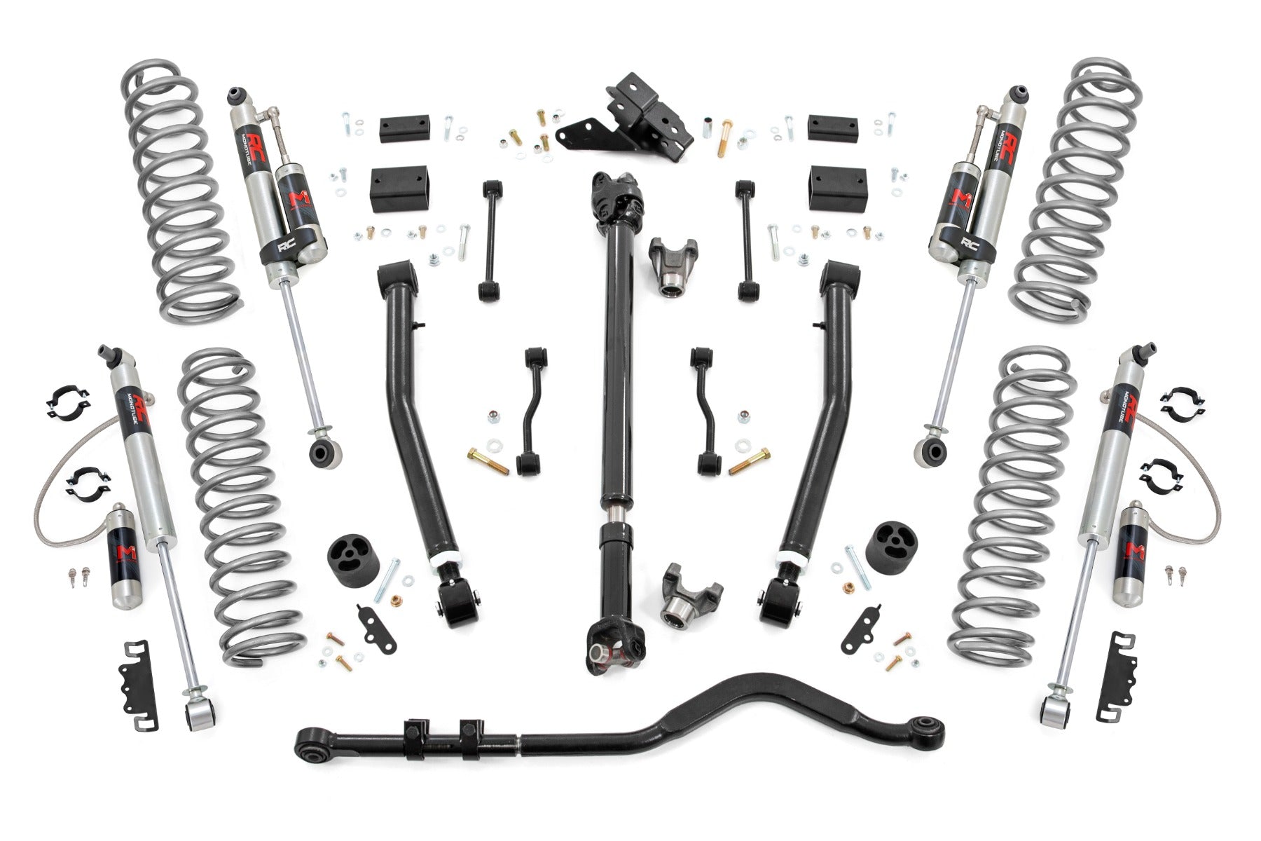 3.5 Inch Lift Kit | Adj LCA | FR D/S | M1R | Jeep Wrangler JL 4WD (2024-2026) by Rough Country