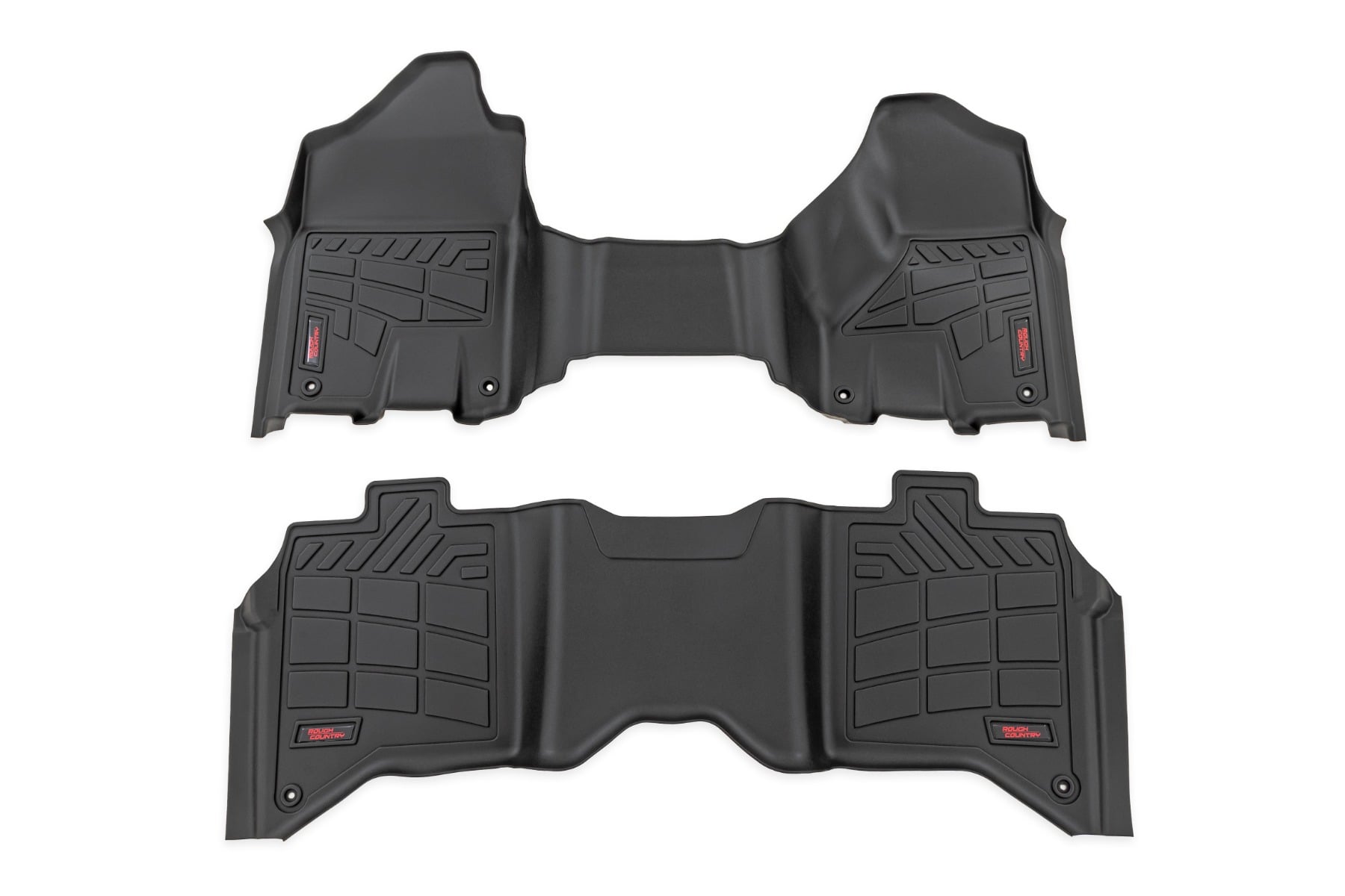 Sure-Fit Floor Mats | Front & Rear | Crew | Ram 2500/3500 2WD/4WD (2019-2026) by Rough Country