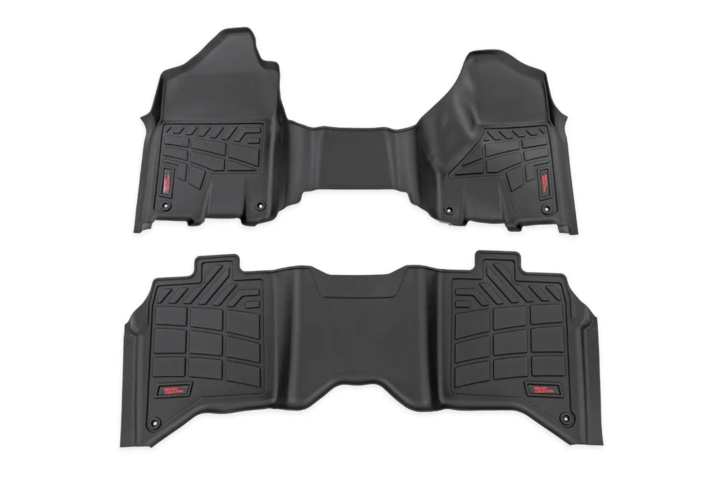 Sure-Fit Floor Mats | Front & Rear | Crew | Ram 2500/3500 2WD/4WD (2019-2026) by Rough Country