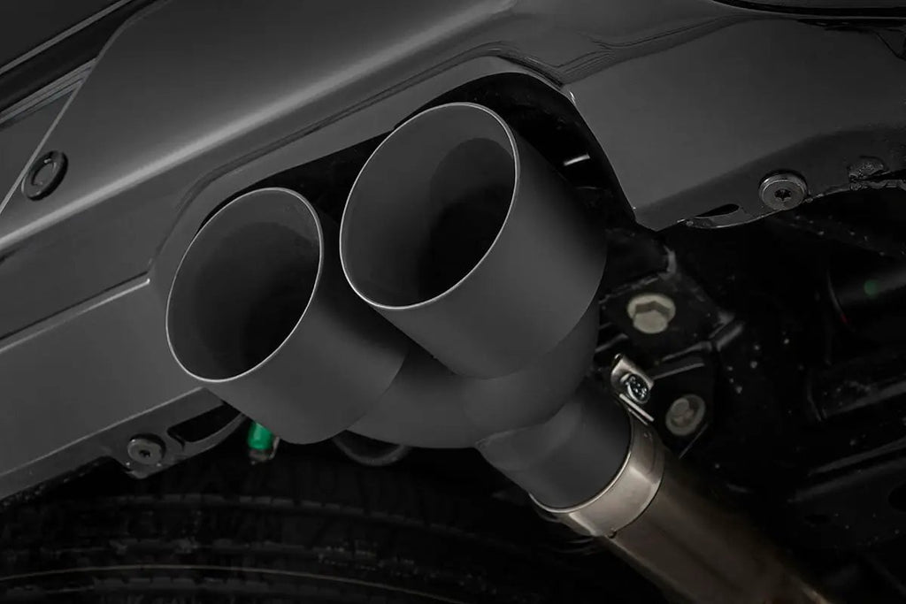 Performance Exhuast | Stainless | Crew/Dbl | RR Exit | Chevy/GMC Sierra/Silverado 1500 (19-26) by Rough Country