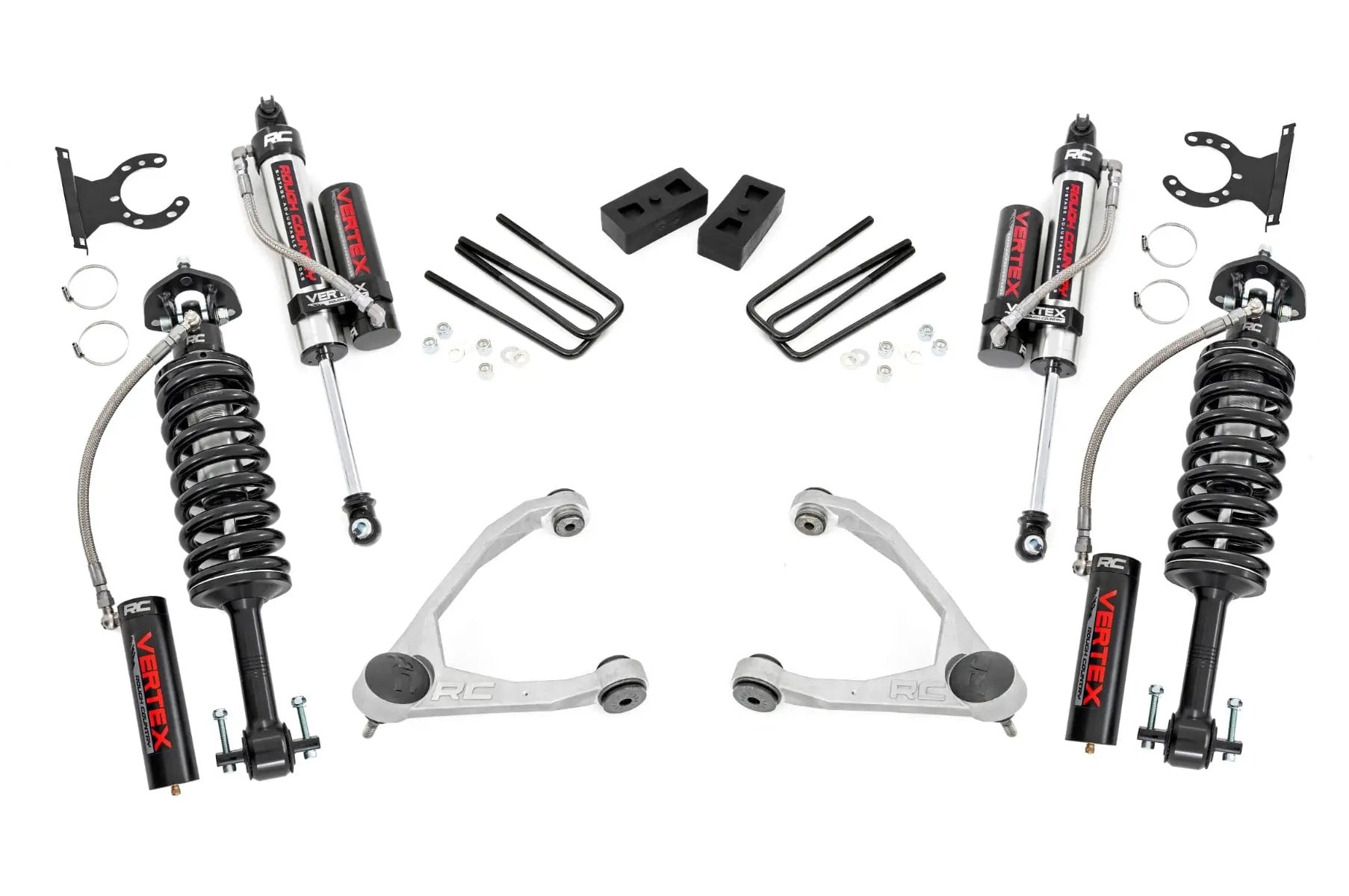 3.5 Inch Lift Kit | Forged UCA | Cast Steel | Vertex | Chevy/GMC 1500 (07-13) by Rough Country