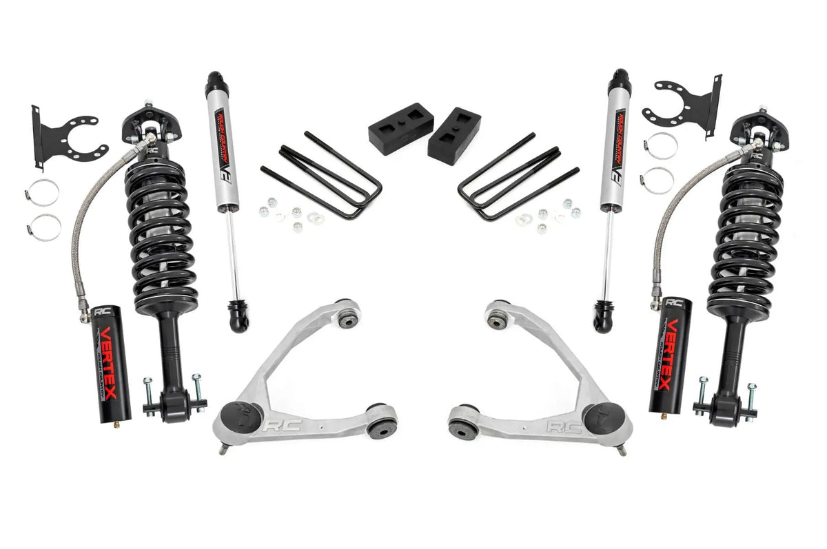 3.5 Inch Lift Kit | Forged UCA | Cast Steel | Vertex/V2 | Chevy/GMC 1500 (07-13) by Rough Country