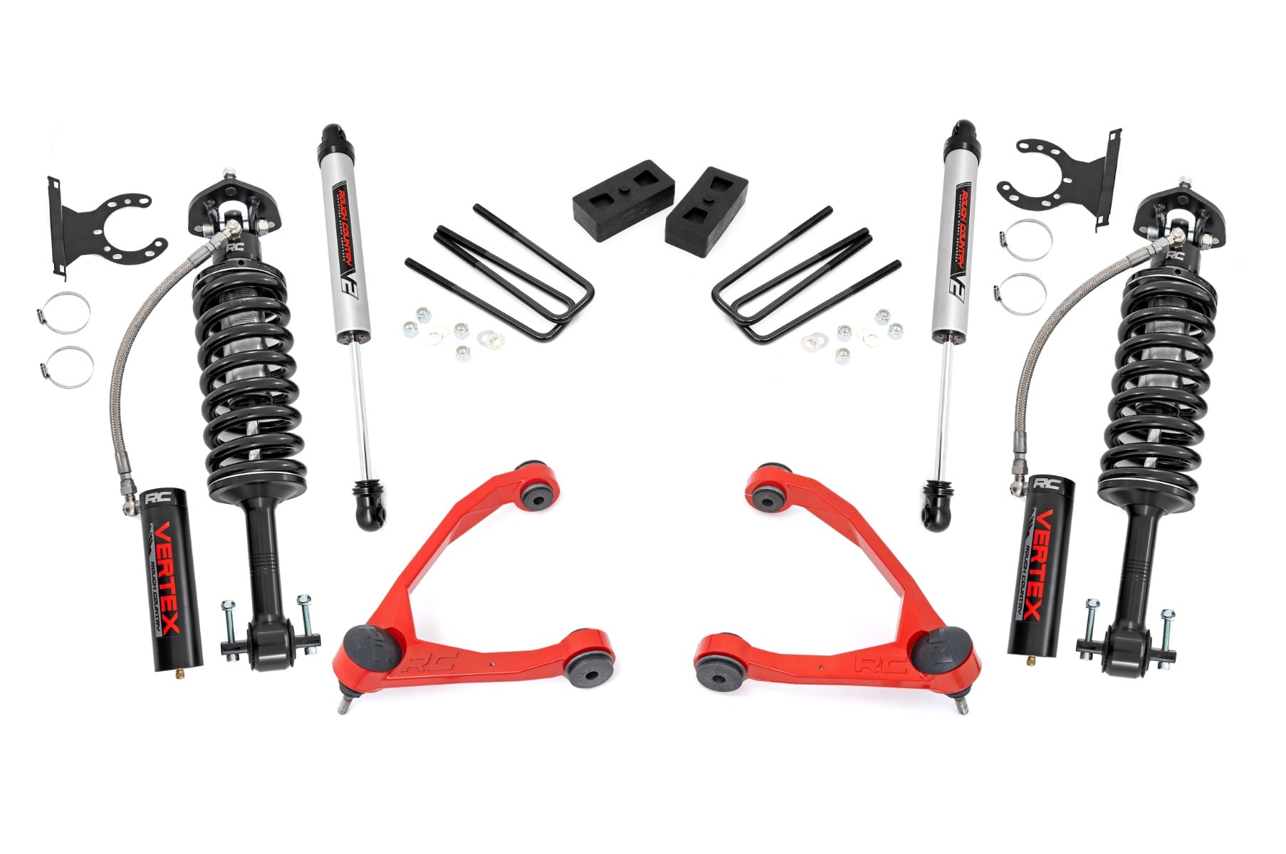 3.5" Lift Kit | Forged UCA | Cast Steel | Vertex/V2 | Chevy/GMC 1500 (07-13) by Rough Country