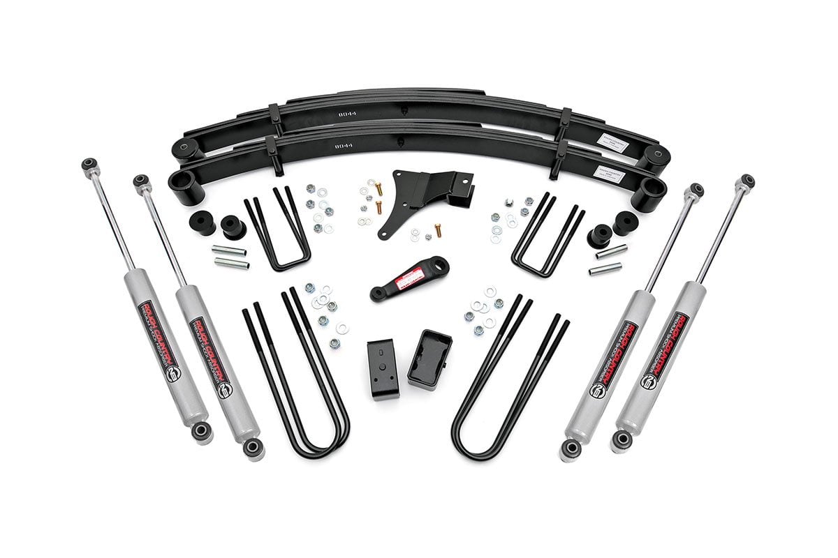 4 Inch Lift Kit | Ford F-350 4WD (1986-1997) by Rough Country