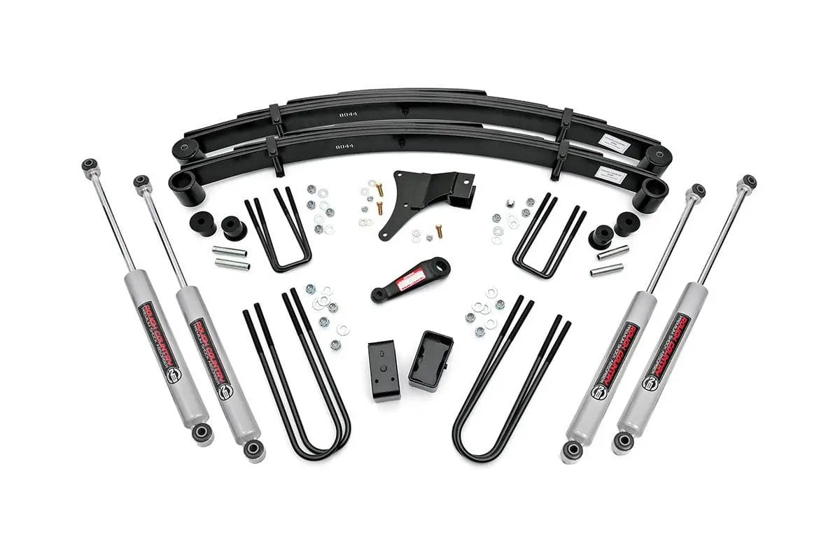 4 Inch Lift Kit | Ford F-350 4WD (1986-1997) by Rough Country