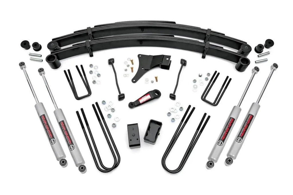 4 Inch Lift Kit | Rear Blocks | Ford F-250/F-350 Super Duty 4WD (1999) by Rough Country