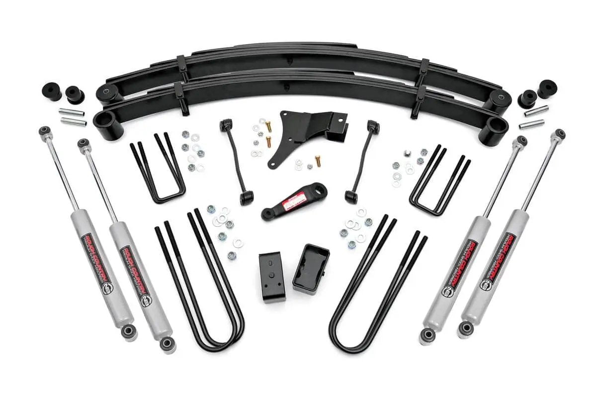 4 Inch Lift Kit | Rear Blocks | Ford F-250/F-350 Super Duty 4WD (1999) by Rough Country