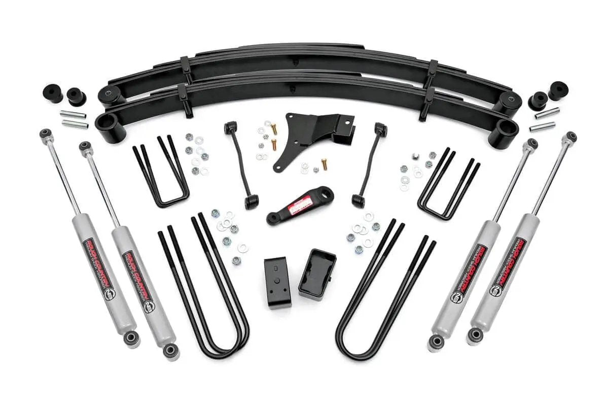 4 Inch Lift Kit | Rear Blocks | Ford F-250/F-350 Super Duty 4WD (1999) by Rough Country