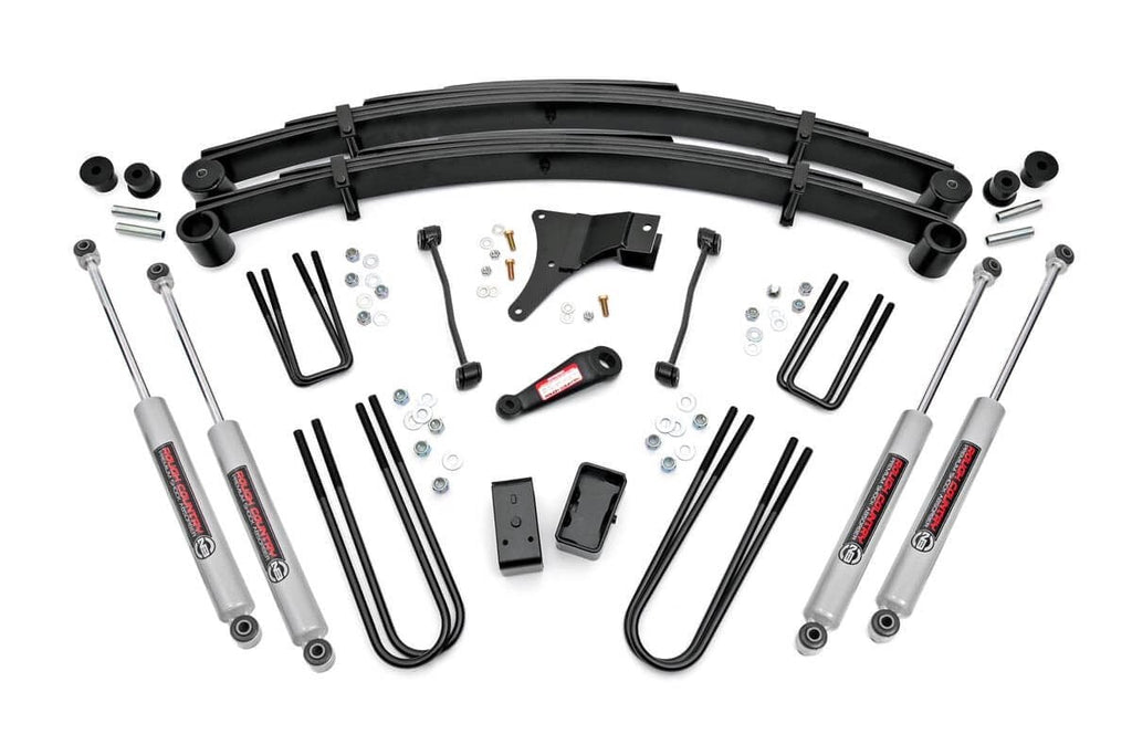 4 Inch Lift Kit | Rear Blocks | Ford F-250/F-350 Super Duty 4WD (1999) by Rough Country